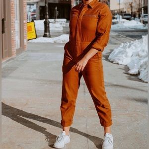 Madewell Women's Zip Pocket Coverall Jumpsuit